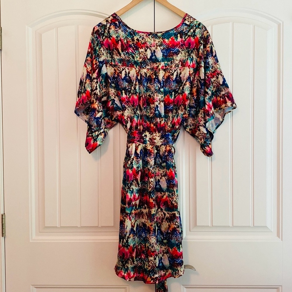 Judith March Women's Python Print Multi Color Rob… - image 3